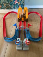 Hot Wheels Mario Kart baan Chaos in het Kasteel van Bowser, Racebaan, Ophalen of Verzenden, Zo goed als nieuw, Hot Wheels