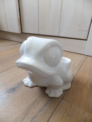 hip vintage bloempot kikker, jaren 80 plant, incl. verzenden beschikbaar voor biedingen