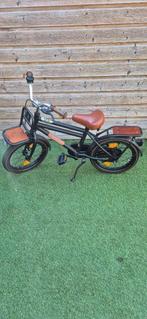 Kinderfiets Supersuper Cooper Bamboo 16inc 31cm terugtraprem, Ophalen, Zo goed als nieuw, 16 tot 20 inch, Supersuper cooper