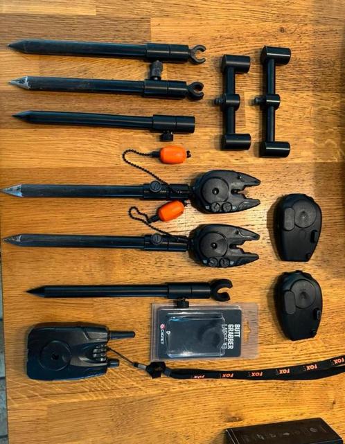 Mooie set! Cygnet, Fox MX 2+1 en Fox black label bobbins, Watersport en Boten, Hengelsport | Karpervissen, Zo goed als nieuw, Overige typen