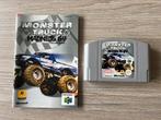 Monster Truck Madness met handleiding Nintendo 64 ZGAN, Spelcomputers en Games, Games | Nintendo 64, Ophalen of Verzenden, Zo goed als nieuw