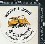 Sticker: Dusseldorp - Container Transport - Lichtenvoorde, Ophalen of Verzenden