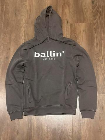 Ballin Hoodie XS – Grijs met witte tekst (heren) beschikbaar voor biedingen