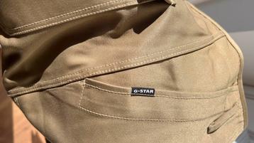 G-STAR, Stoere broek, KAKI-kleur 3/4 broek, maat 29, nieuw beschikbaar voor biedingen