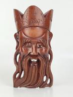 Vintage Chinese houten masker, Ophalen of Verzenden