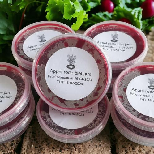 Rode Biet Appel jam ! 130 ml € 1,95, Diversen, Levensmiddelen, Ophalen of Verzenden