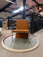 Nieuw Arco Spine Fauteuil Cognac leer design stoel, Huis en Inrichting, Stoelen, Bruin, Nieuw, Leer, Ophalen of Verzenden