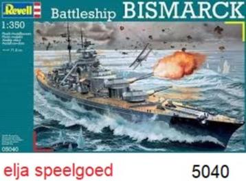 Modelbouw Revell 1:350 Battleship BISMARCK 5040 modelschip beschikbaar voor biedingen