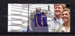 gestempelde zegel Jaar 2014:  Willem en Maxima met tab, Postzegels en Munten, Postzegels | Nederland, Ophalen of Verzenden, Na 1940