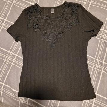 T shirt met kant boordje

Maat M / 38

 beschikbaar voor biedingen