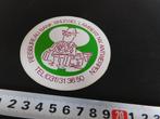sticker strip reisbureau bank brussel lambert antwerpen, Verzamelen, Ophalen, Zo goed als nieuw, Bedrijf of Vereniging