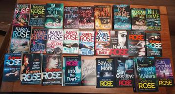 Karen Rose series 27 books (English) (Lot / Partij / Serie) beschikbaar voor biedingen