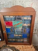 Antiek Shag Kastje met Shag Pakjes en Aanstekers, Antiek en Kunst, Ophalen of Verzenden