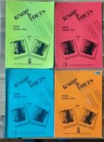 Lesboeken accordeon: Knop en toets deel 1,2,3,4, Muziek en Instrumenten, Bladmuziek, Ophalen of Verzenden, Les of Cursus, Accordeon