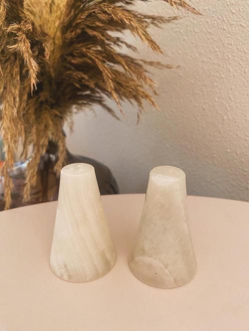 Onyx peper en zout stel, Huis en Inrichting, Keuken | Servies, Gebruikt, Overige stijlen, Overige materialen, Ophalen of Verzenden