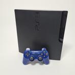 Playstation 3 Slim 320GB met Blauwe Controller, Spelcomputers en Games, Gebruikt, 320 GB, Ophalen of Verzenden, Met 1 controller