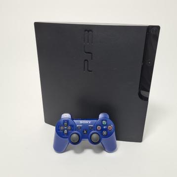 Playstation 3 Slim 320GB met Blauwe Controller beschikbaar voor biedingen