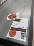 8mm Grey oak laminaat nu €14,95m2, Crème, 75 m² of meer, Niet ingevuld, Nieuw