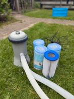 Intex zwembad pomp 604G incl 4 nieuwe filters type A, Ophalen of Verzenden, Gebruikt, Zwembadpomp
