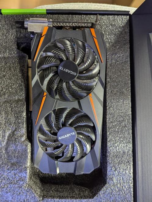 Gigabyte GeForce GTX 1060 Windforce OC 6G, Computers en Software, Videokaarten, Zo goed als nieuw, Nvidia, PCI-Express 3.0, GDDR5