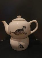 Leuke vintage theepot met theelichtje, Ophalen of Verzenden