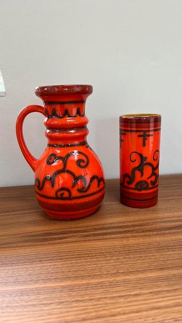 2 Flora Gouda vazen decor Tokio beschikbaar voor biedingen
