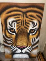 Tijger portret schilderij, Ophalen