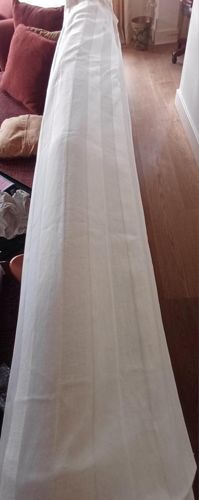 Overgordijnen crème (2x), Huis en Inrichting, Stoffering | Gordijnen en Lamellen, Nieuw, 200 cm of meer, 200 cm of meer, Crème