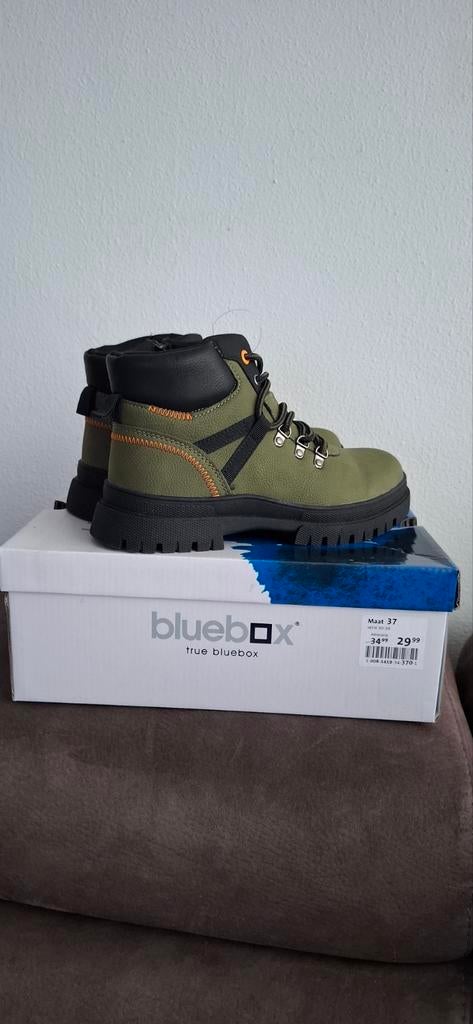 Jongens boots legergroen maat 37 - Nieuw, Ophalen of Verzenden, Nieuw