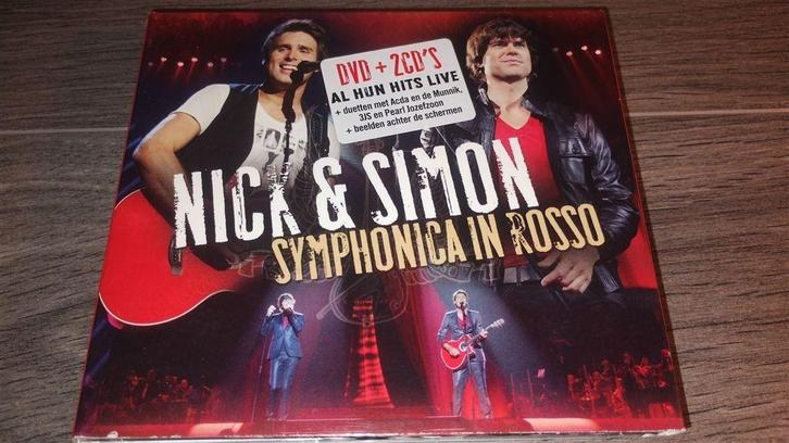 Nick & Simon - Symphonica In Rosso [2CD + DVD], Cd's en Dvd's, Cd's | Nederlandstalig, Zo goed als nieuw, Ophalen of Verzenden