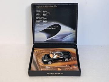 Spyker C8 Double 12s zwart 1/43 Zeer uniek Limited Edition beschikbaar voor biedingen