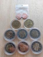 6 x 2 euro, 2 x 50 cent en 2 x 1 cent - Speciale uitgaves, Ophalen of Verzenden, Duitsland, 2 euro, Losse munt