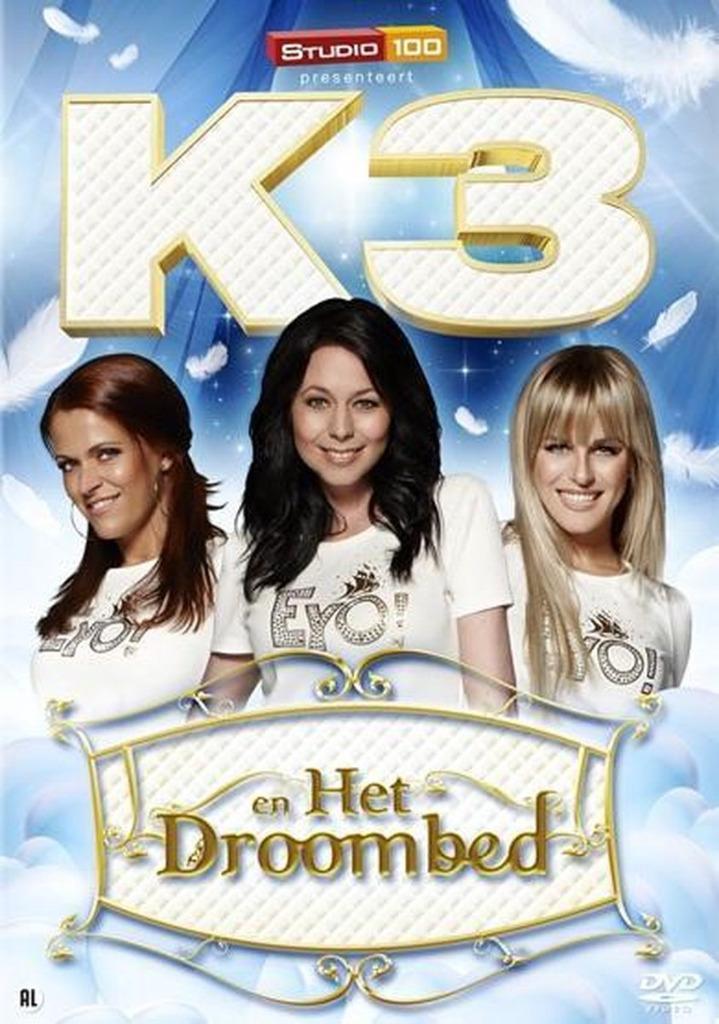 K3 - K3 En Het Droombed DVD, Cd's en Dvd's, Dvd's | Muziek en Concerten, Zo goed als nieuw, Muziek en Concerten, Alle leeftijden