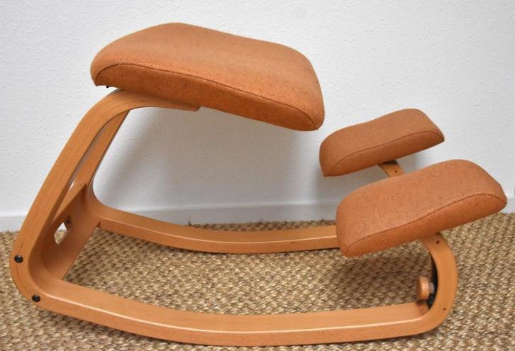 Kniestoel, Huis en Inrichting, Stoelen, Gebruikt, Eén, Hout, Stof, Overige kleuren, Ophalen