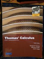 Thomas' Calculus 12th edition, Ophalen of Verzenden, Beta, Zo goed als nieuw, WO