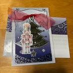 Luxe kerstkaart met uitdruk hanger / bijpassende envelop 5, Ophalen of Verzenden, Zo goed als nieuw, Kerst