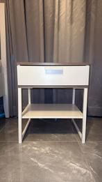 IKEA Nachtkastje Wit/Hout, Huis en Inrichting, Ophalen, Zo goed als nieuw, Hout, Minder dan 45 cm