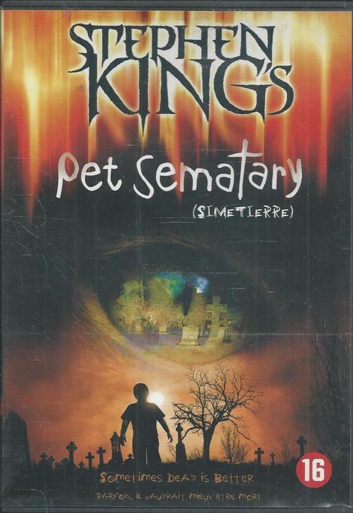 Pet sematary ( Stephen King ), Cd's en Dvd's, Dvd's | Klassiekers, Nieuw in verpakking, Horror, Vanaf 16 jaar, Ophalen of Verzenden