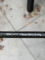 Westin W10 spin 10,2”/305cm 10-34g, Watersport en Boten, Hengelsport | Roofvissen, Ophalen, Zo goed als nieuw, Werphengel