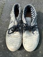Leren floris van bommel schoen ecrue zwart, Ophalen of Verzenden, Zo goed als nieuw, Zwart