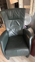 Mooie leren relaxstoel zwart, Huis en Inrichting, Fauteuils, Ophalen, Zo goed als nieuw, Leer, 50 tot 75 cm
