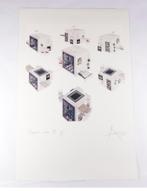 Omgekeerde wereld I Rob Scholte, Antiek en Kunst, Kunst | Litho's en Zeefdrukken, Ophalen of Verzenden
