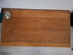 Eiken houten salontafel met onderblad, Huis en Inrichting, Ophalen, Gebruikt, 100 tot 150 cm, Eikenhout