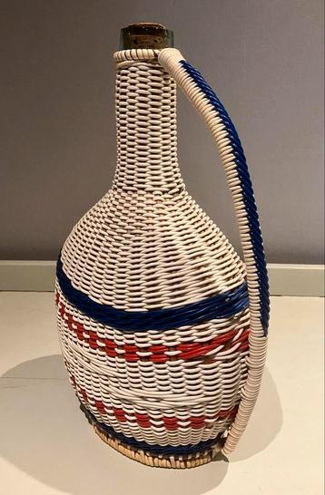 Scoubidou Fles Vaas - Handgemaakt Decoratie Object beschikbaar voor biedingen