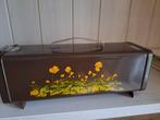 Vintage Brabantia Koekblik met Bloemmotief, Ophalen of Verzenden, Gebruikt