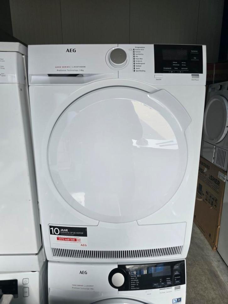 Prachtige jong-gebruikte AEG 6000series condensdroger! 8KG!, Witgoed en Apparatuur, Wasdrogers, Zo goed als nieuw, Condens, 6 tot 8 kg