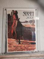sunset magazine en Villacabrasr poster bladzijde, Ophalen of Verzenden, Gebruikt, Overige typen