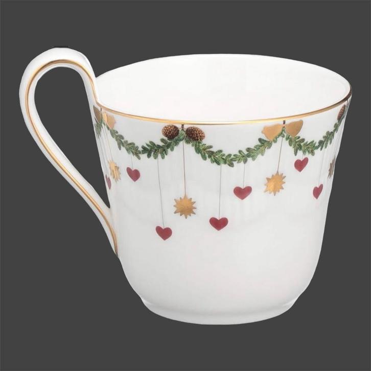 Royal Copenhagen Star Fluted Kerst Mok, Diversen, Kerst, Zo goed als nieuw, Verzenden