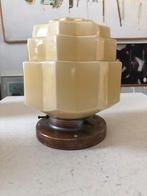 Art Deco plafondlamp Skyscraper, Huis en Inrichting, Lampen | Plafondlampen, Ophalen, Gebruikt, Glas
