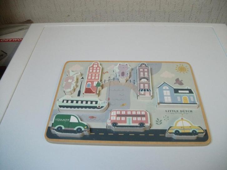 Little Dutch puzzel 9 delig, Kinderen en Baby's, Speelgoed | Houten speelgoed, Gebruikt, Ophalen of Verzenden